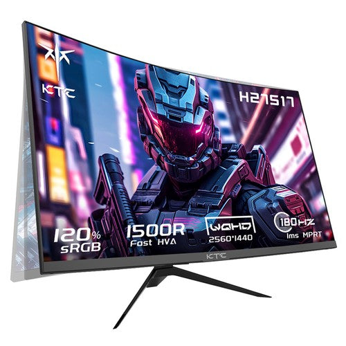 KTC H27S17 27 Zoll 1500R Curved Gaming-Monitor QHD 2560x1440 16:9 ELED 180Hz KTC H27S17 27 Zoll 1500R Curved Gaming-Monitor QHD 2560x1440 16:9 ELED 180Hz